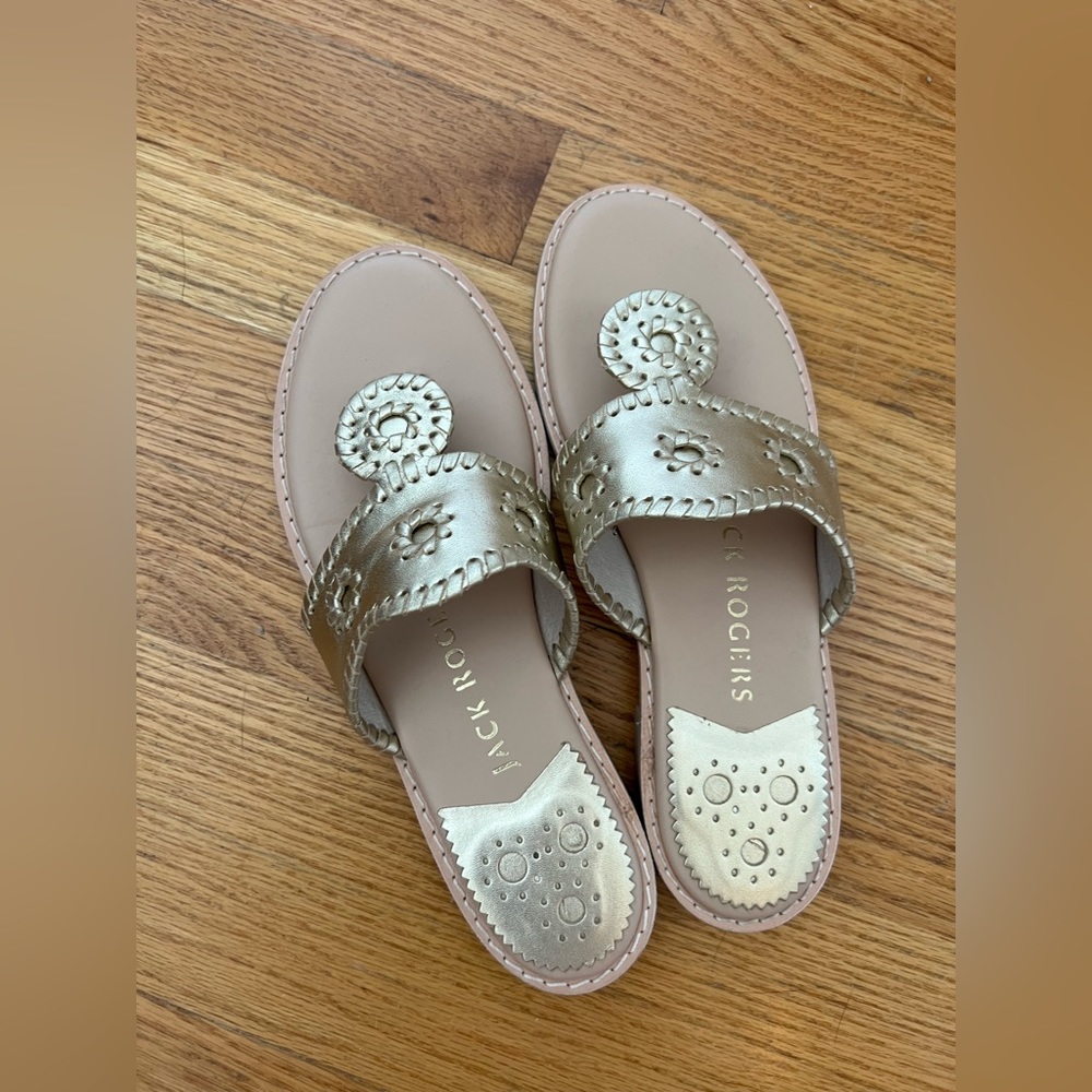 Jack Rogers - Jack II platinum size 7.5